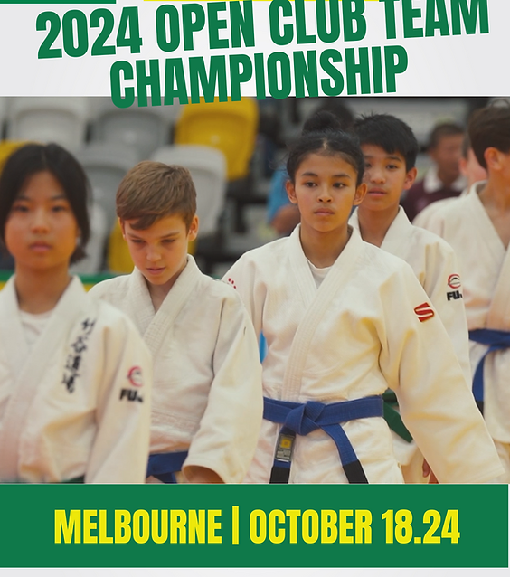 2024 Open Club Team Championships - Judo Wa